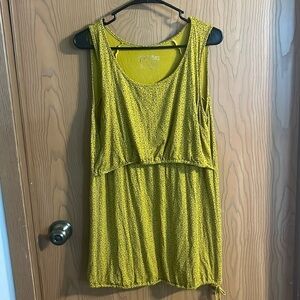 Latched Mama Nursing Lift Access Tank with Drawstring Waist XL